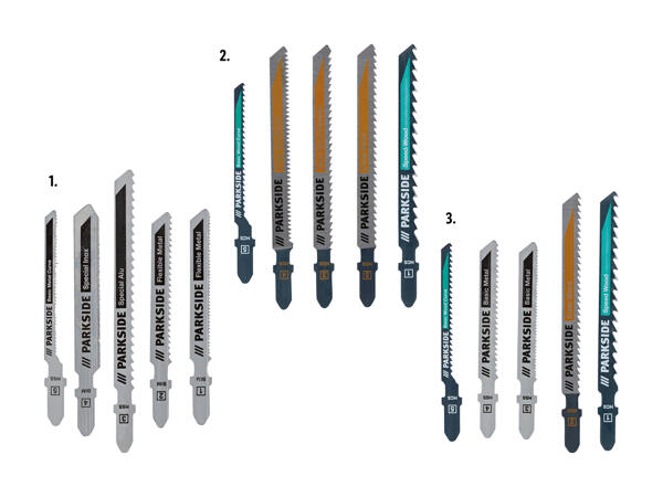 Set de lames de scie sauteuse