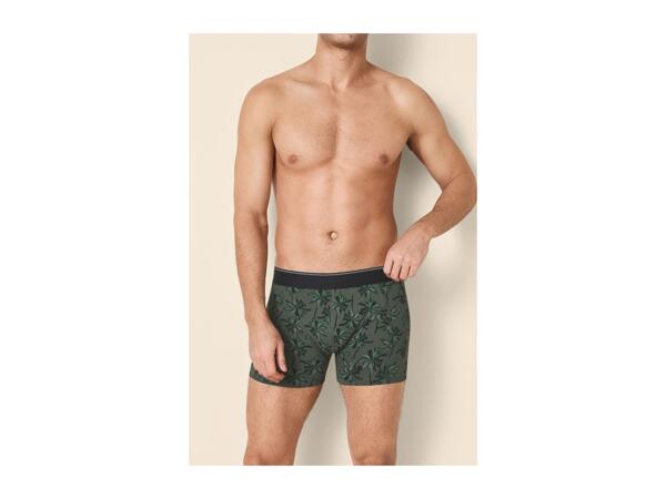 Grey, Black & Green Boxers - 3 Pack