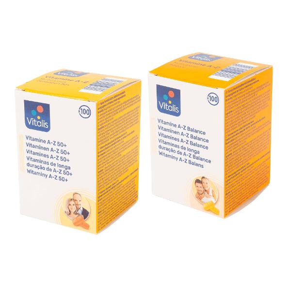 VITALIS(R) 				Comprimés de vitamines A-Z, 100 pcs