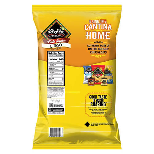 Queso Flavored Café Style Tortilla Chips