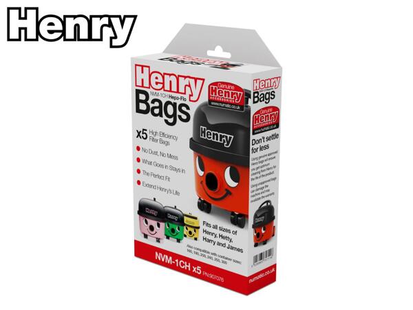 Henry Replacement Bags - 5 Pack