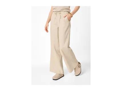 ESMARA Ladies' Beige Linen Blend Trousers
