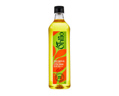 Ohlio Sunflower Oil Blended with Extra Virgin Olive Oil 1L