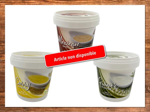 Sauces dips et pour grillades