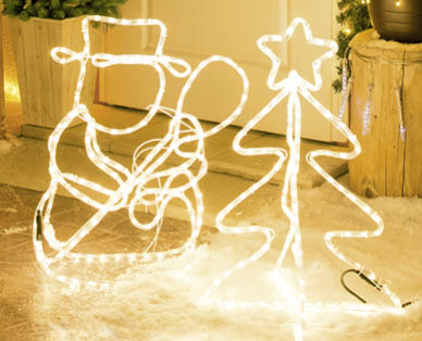 Figurine en guirlande lumineuse LED