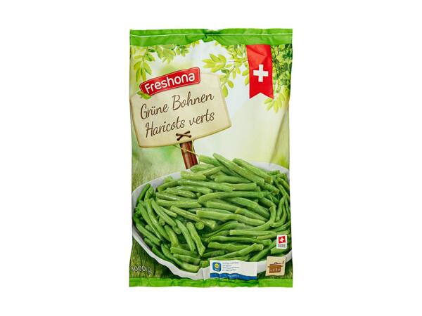 Haricots verts d'origine suisse (valable uniquement en Suisse romande)