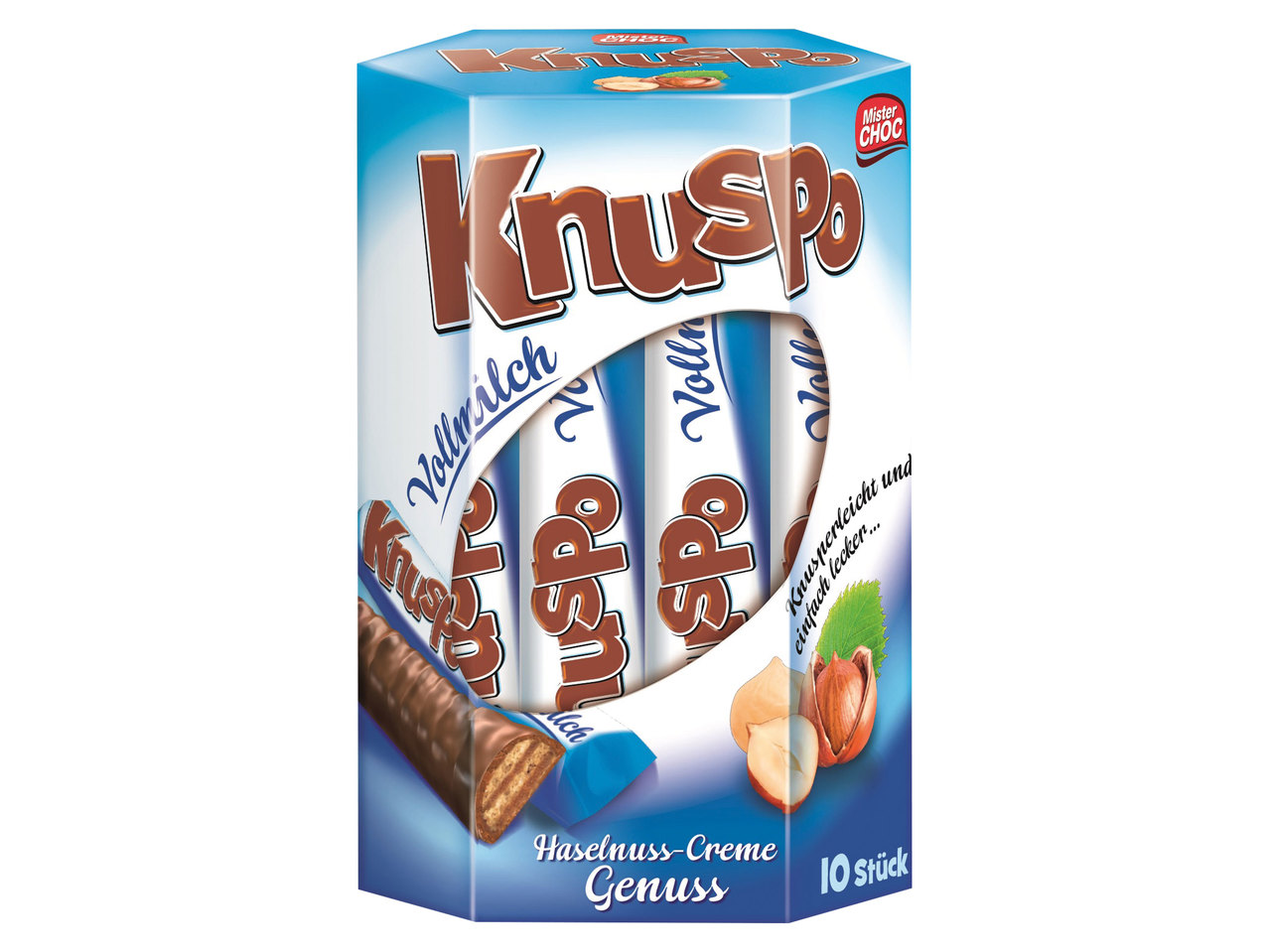 MISTER CHOC Knuspo Schokokeks-Waffeln