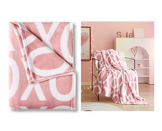 Huntington Home Valentine's Plush Throw