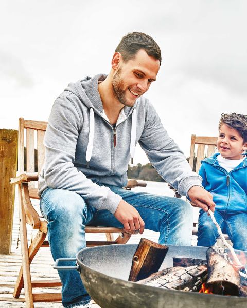 Avenue Mens Grey Hoody