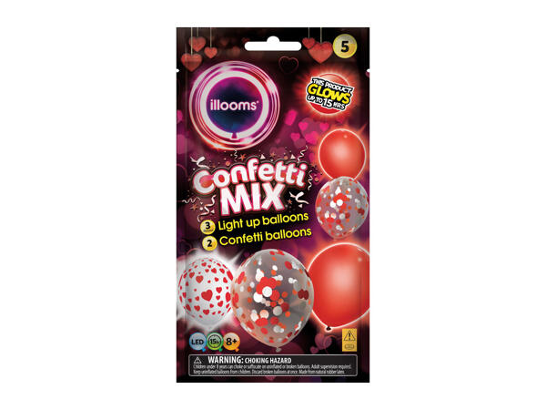 Illooms Valentine's Day Light Up Balloons