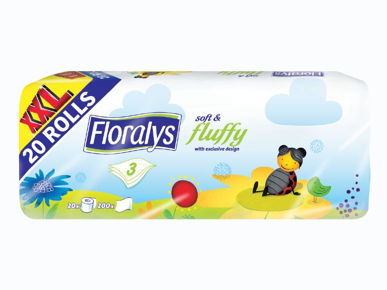 4-lagig toiletpapier