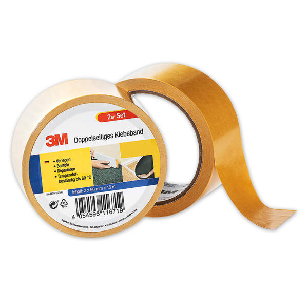 Doppelseitiges Klebeband 2er-Set