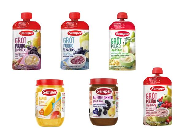 Semper babymos, smoothie- eller grød