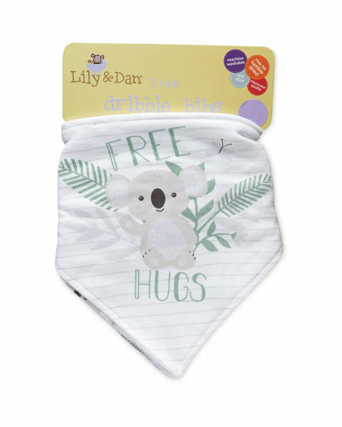 Koala Dribble Bibs 3 Pack