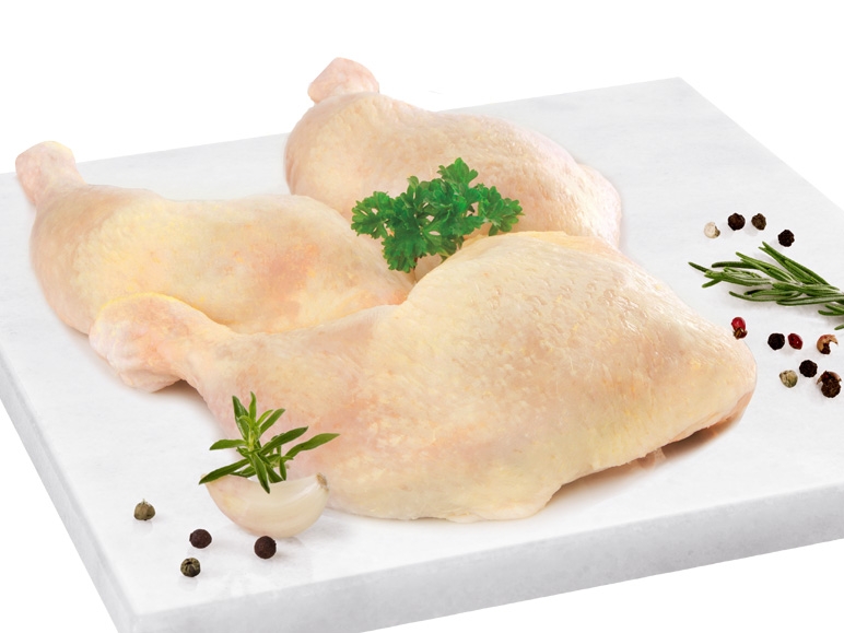 LANDHENDL Frische österreichische Hendlschenkel mit Rücken