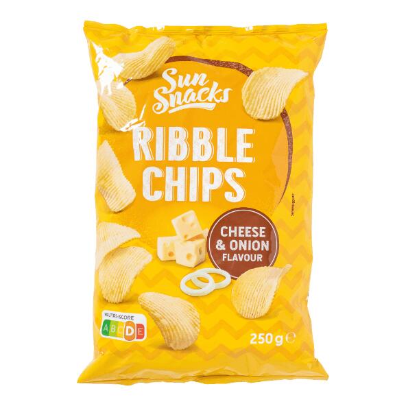 SUN SNACKS(R) 				Ribbelchips