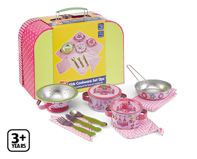 Kid's Tin Tea or Cooking Set