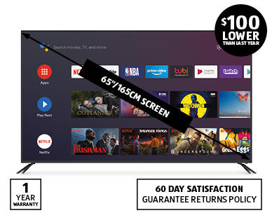 65" 4K UHD Android TV