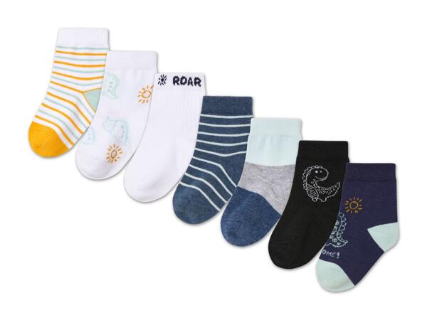 Kleinkinder/Kinder Socken, 7 Paar