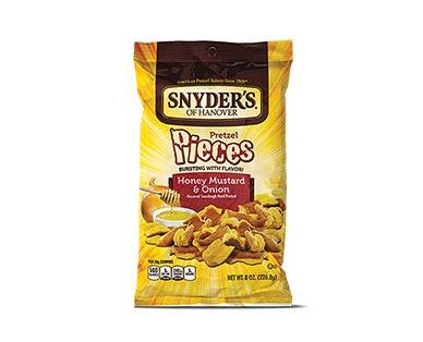 Snyder's of Hanover Hot Buffalo Wing or Honey Mustard & Onion Pretzel Pieces