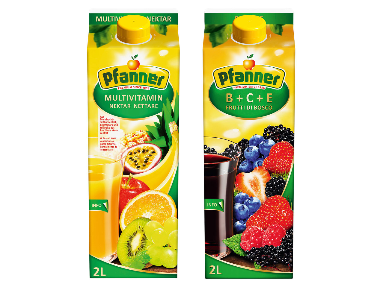 PFANNER Multivitaminnektar/Waldfruchtsaft