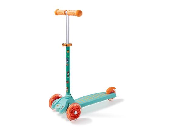Tri-Scooter With LED Wheels - Blue