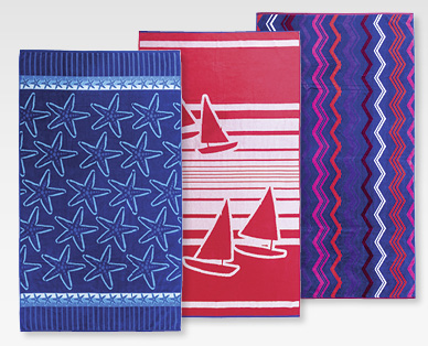 Serviette de plage en velours MY BEACH STYLE