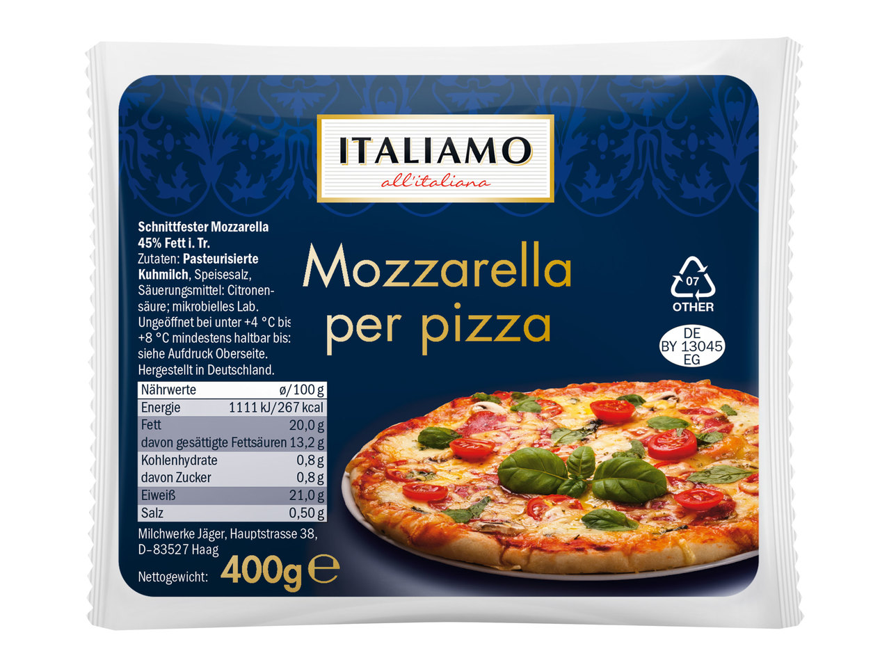 ITALIAMO Pizza-Mozzarella