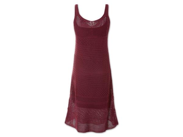 Damen Häkel-Midikleid