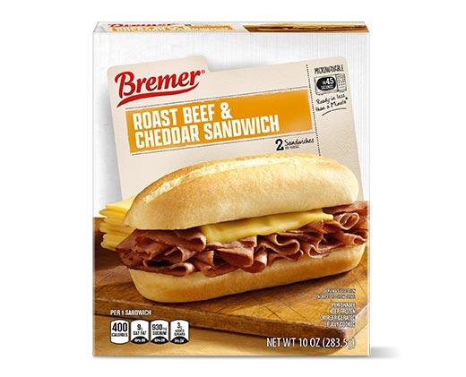 Bremer Roast Beef & Cheddar Sandwich