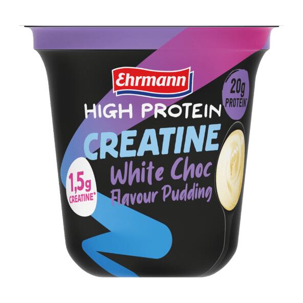 Ehrmann 				Pudim Proteico com Creatina e Chocolate Branco