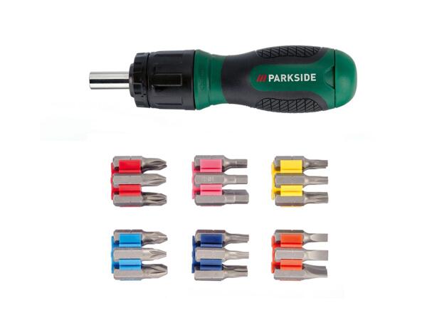 Parkside Ratchet Screwdriver Bit Set