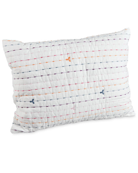 Bright Embroidered Cushion