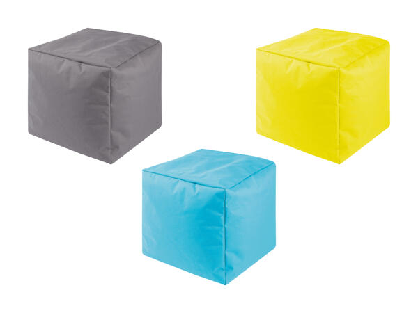 Pouf carré d'extérieur