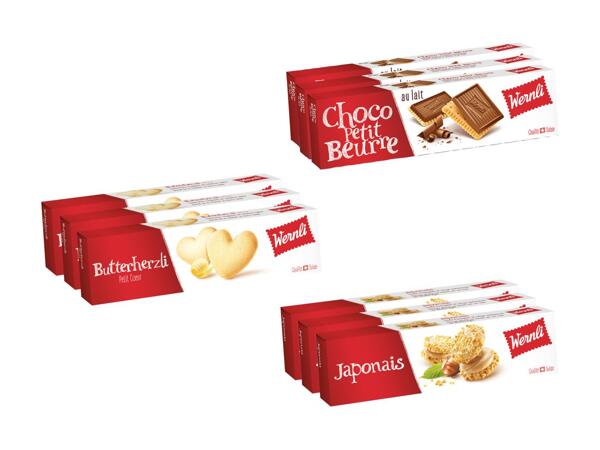 Biscuits Wernli, pack de 3