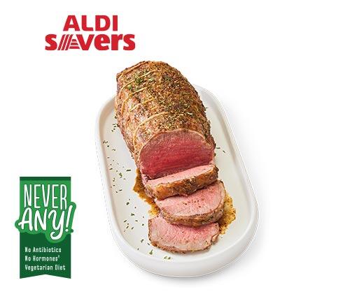 Never Any! 
 Fresh Boneless Lamb Loin Roast