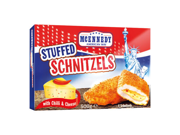 Chilli & Cheese Stuffed Schnitzels