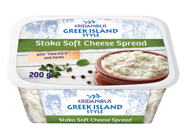 Specialty spread with feta cheese and herbs