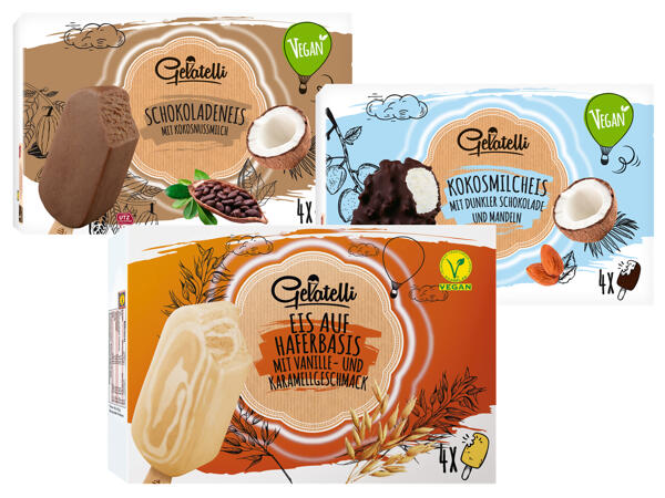 Veganes Stieleis