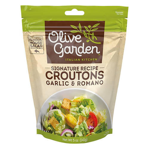 Garlic & Romano Croutons, 5 oz
