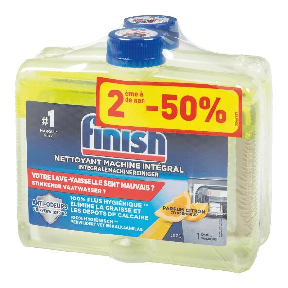 FINISH(R) 				Nettoyant lave-vaisselle, 2 pcs