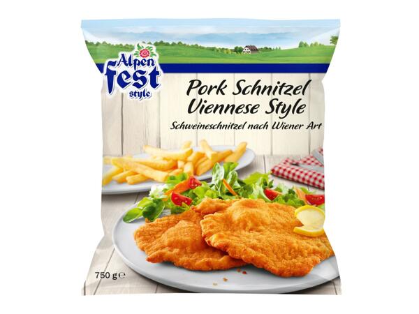 Viennese style Pork Schnitzel