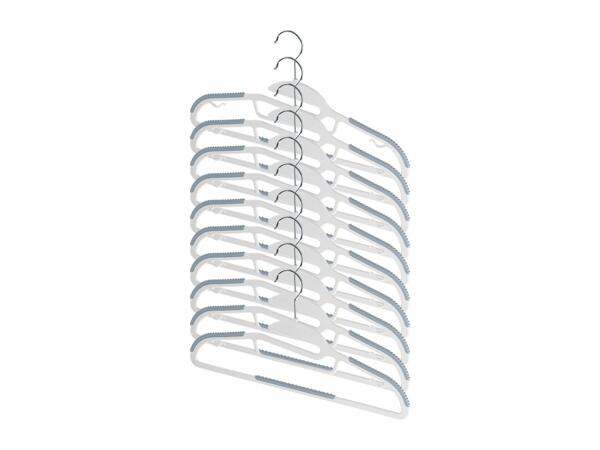 Livarno Home White Coat Hangers - 10 Pack