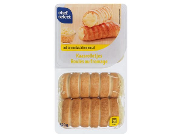 Petits roulés au fromage à passer au four