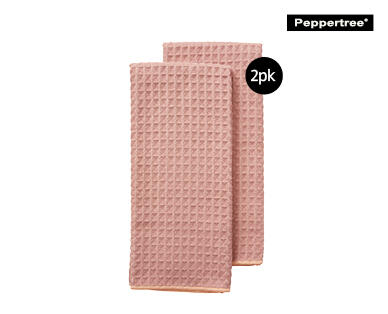 Waffle Microfibre Tea Towel 2pk
