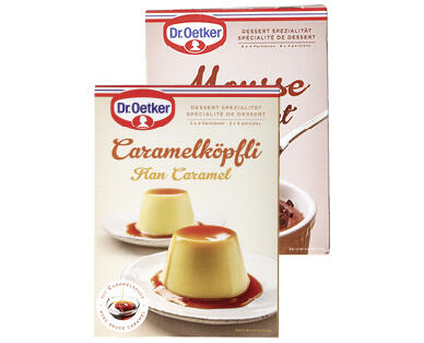 DR. OETKER 
 SPÉCIALITÉS DE DESSERTS