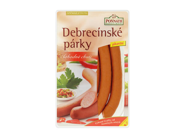 DEBRECÍNSKÉ PÁRKY / PÁRKY SE SÝREM