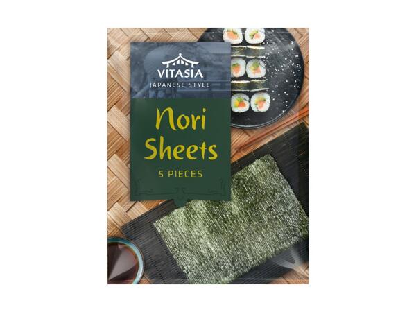Feuilles d'algue nori