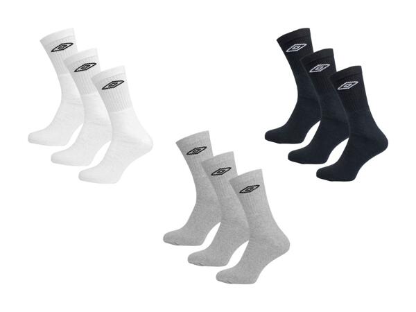 Chaussettes de sport Umbro, set de 3