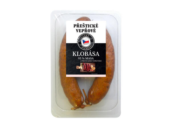 KLOBÁSA Z PŘEŠTICKÉHO VEPŘOVÉHO